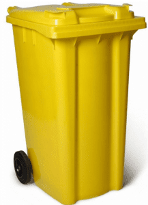 Contenedor amarillo reciclaje